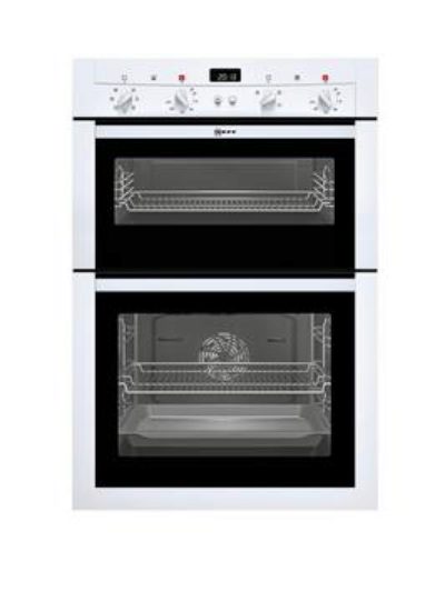 Neff U14M42W3Gb Built-In Double Electric Oven - White